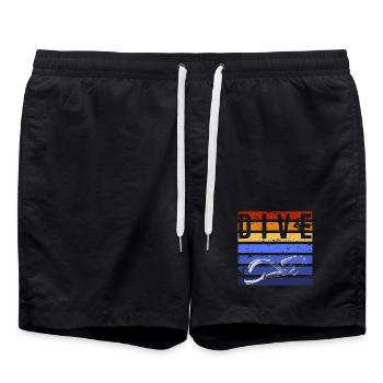 Dive - Badeshorts - Schwarz - Vorne - AI Model Male 185 light (185cm)