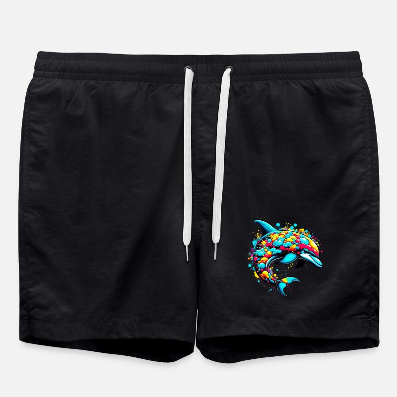 Delfin - Badeshorts - Schwarz