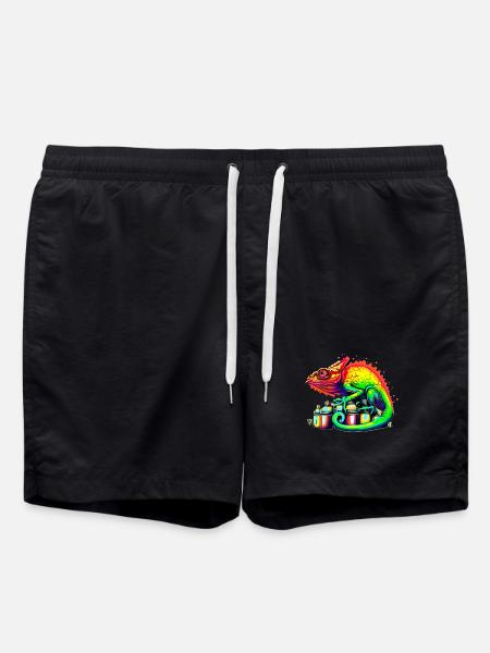 Chameleon - Swim Trunks - black