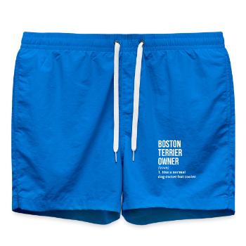 Boston Terrier - Short de bain - cobalt blue - Devant