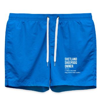 Chien de berger des Shetland - Short de bain - cobalt blue - Devant