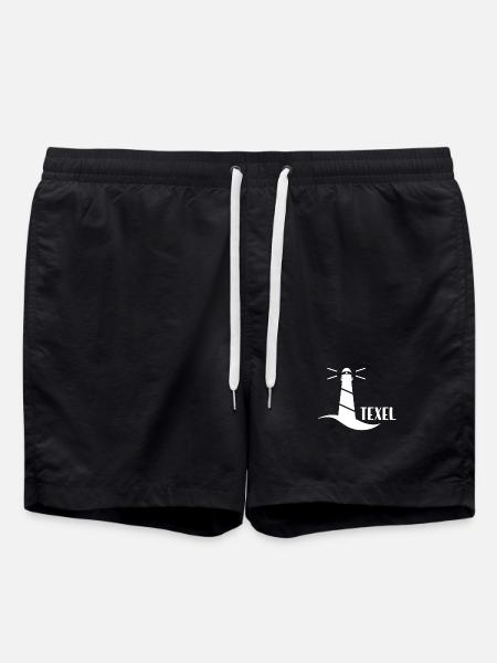 Lighthouse Texel (white) - Swim Trunks - black