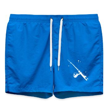 Dessin de canne à pêche - Short de bain - cobalt blue - Devant