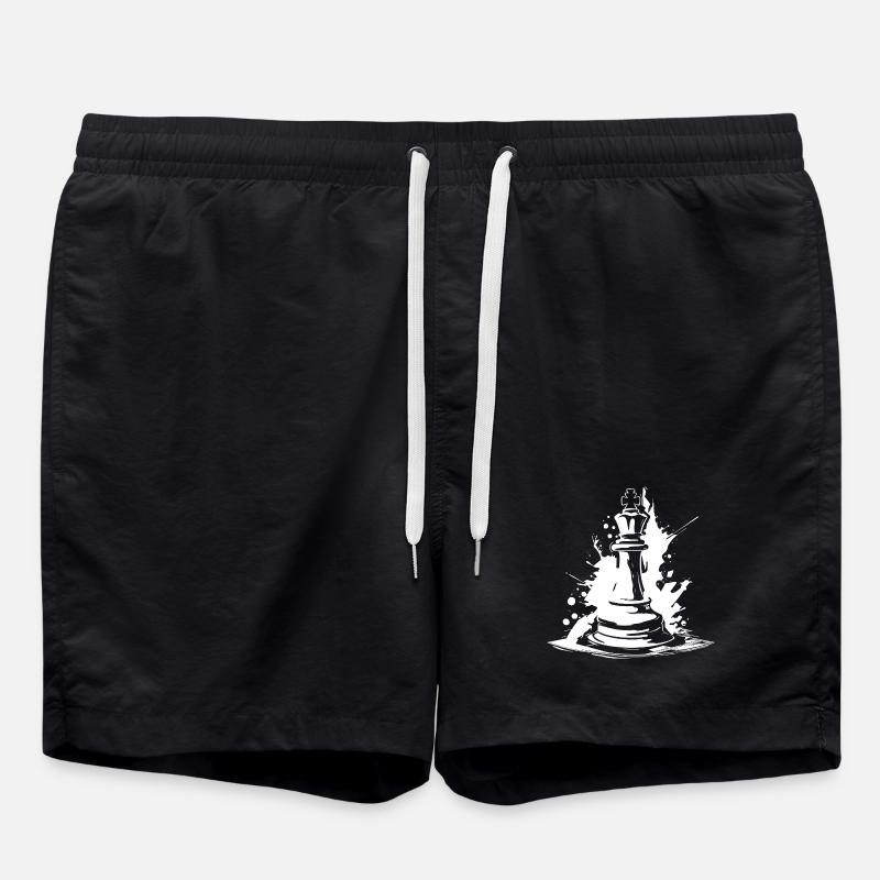 Chessman - Swim Trunks - black