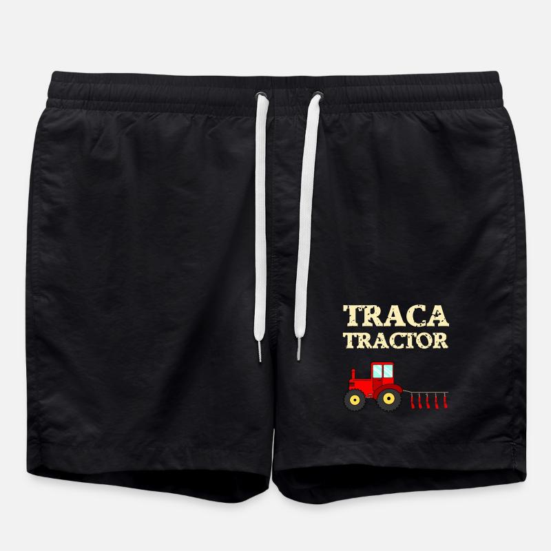 Tracteur Traca - Short de bain - noir