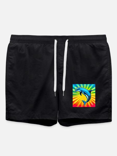 Delfin - Badeshorts - Schwarz