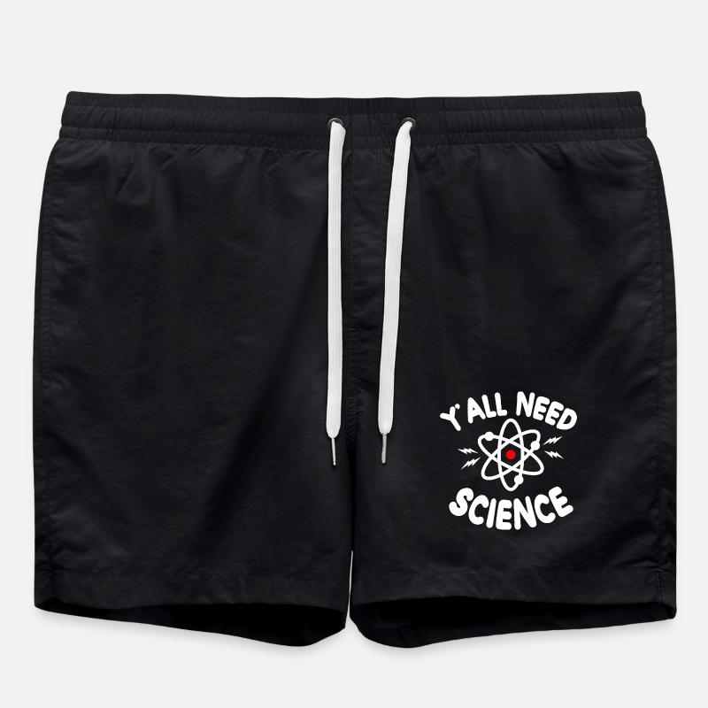 Science pour tous Tee Atom - Short de bain - noir