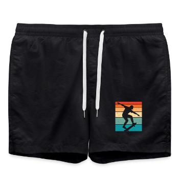Skateurs Skate Enfants Skateurs - Short de bain - noir - Devant - AI Model Male 185 light (185cm)