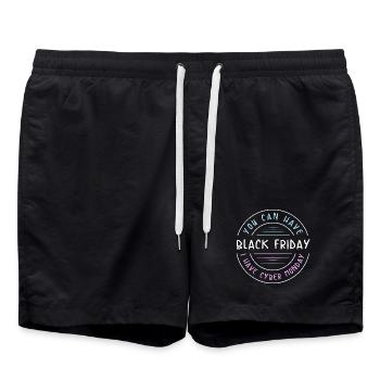 Cyber Monday shopping spree - Swim Trunks - black - Front - AI Model Male 185 light (185cm)