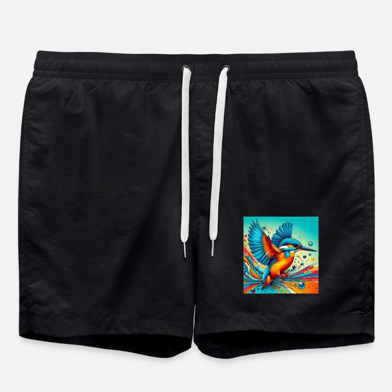 kingfisher - Swim Trunks - black