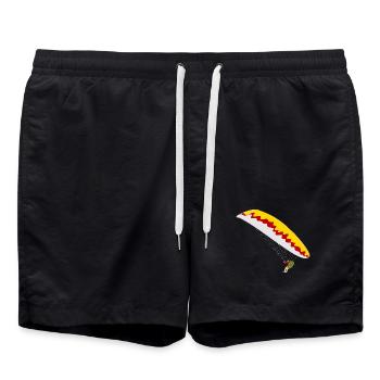 Parapente coloré - Short de bain - noir - Devant - AI Model Male 185 light (185cm)