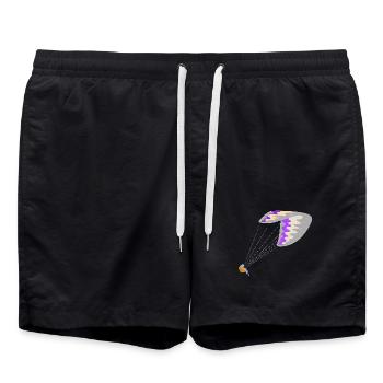Parapente - Short de bain - noir - Devant - AI Model Male 185 light (185cm)