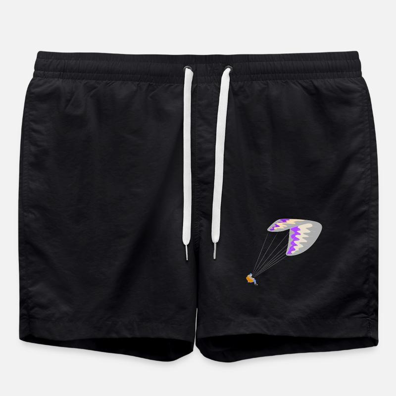 Paraglider - Swim Trunks - black