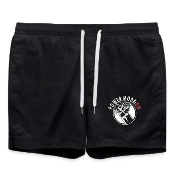 Mode Alimentation : ACTIVÉ – Graphique du Poing Fort - Short de bain - noir - Devant - AI Model Male 185 light (185cm)