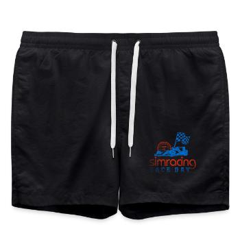Journée de course de simulation - Short de bain - noir - Devant - AI Model Male 185 light (185cm)