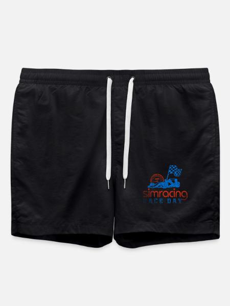 Sim Racing Race Day - Swim Trunks - black