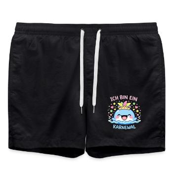 I'm a Karnewal Carnival Carnival Gift - Swim Trunks - black - Front - AI Model Male 185 light (185cm)