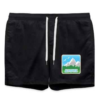 Alpspitz d’alpinisme - Short de bain - noir - Devant - AI Model Male 185 light (185cm)