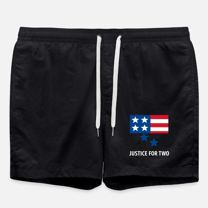 Justice For Two - Swim Trunks - black