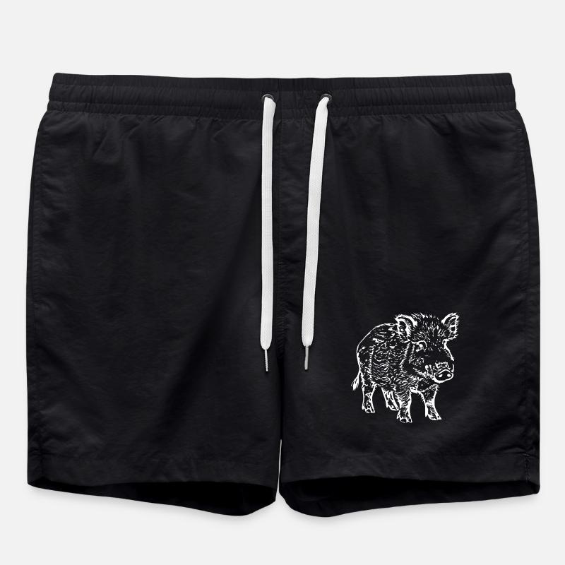 sanglier - Short de bain - noir