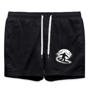Bigfoot Surfer - Short de bain - noir - Devant - AI Model Male 185 light (185cm)