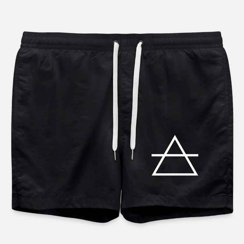 Air Alchemy Symbol - Swim Trunks - black