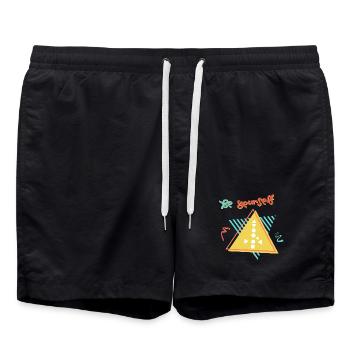 Be Yourself - Swim Trunks - black - Front - AI Model Male 185 light (185cm)