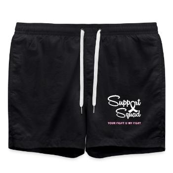 Krebs - Badeshorts - Schwarz - Vorne - AI Model Male 185 light (185cm)