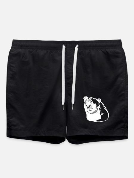 Das Erwachen des Eisbären - Badeshorts - Schwarz