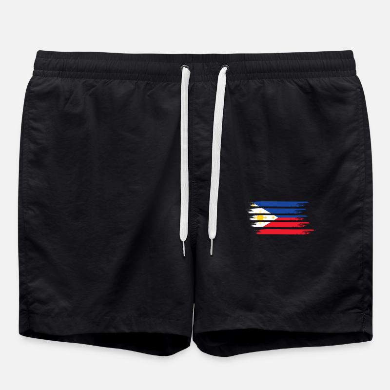 Drapeau des Philippines - Short de bain - noir