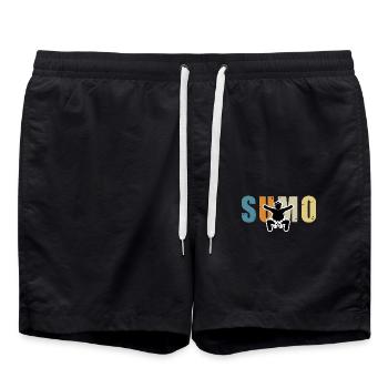 Sumo - Short de bain - noir - Devant - AI Model Male 185 light (185cm)