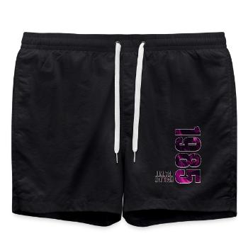 1985 Vintage Edition Limitée - Short de bain - noir - Devant - AI Model Male 185 light (185cm)