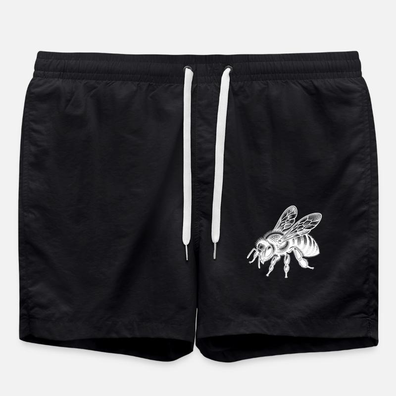 Douce petite abeille - Short de bain - noir