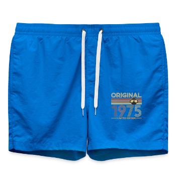 1975 - Swim Trunks - cobalt blue - Front