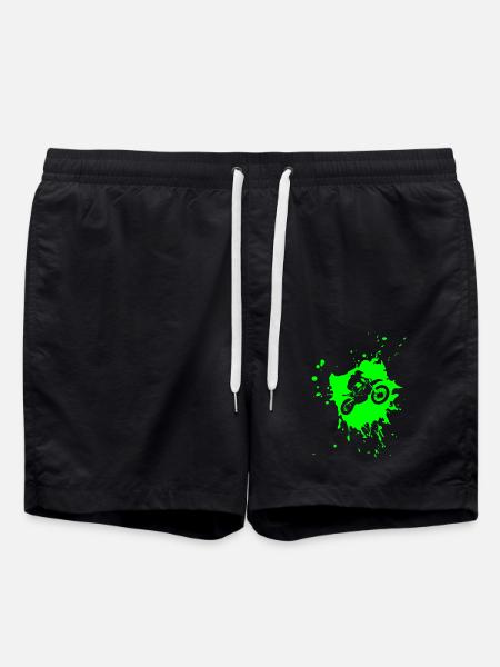 Motocross - Swim Trunks - black
