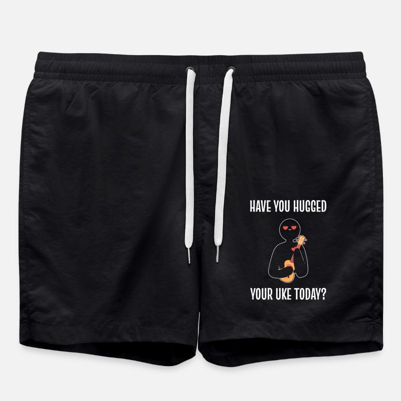 Ukulele - Swim Trunks - black