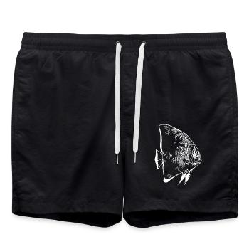 Platax vintage élégant - Short de bain - noir - Devant - AI Model Male 185 light (185cm)
