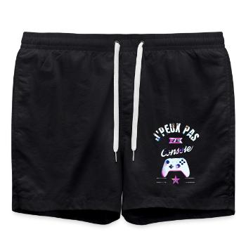 Teeshirt J'Peux Pas J'Ai Console - Short de bain - noir - Devant - AI Model Male 185 light (185cm)