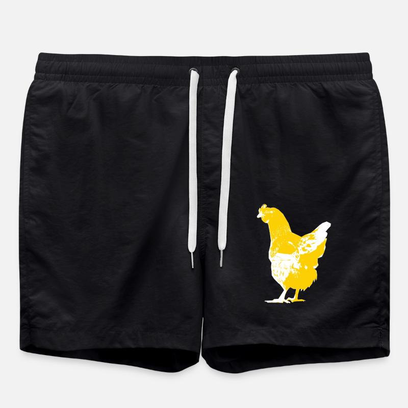 Poulet - Short de bain - noir