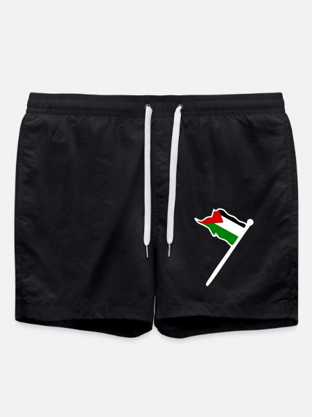 Free palestine - Short de bain - noir