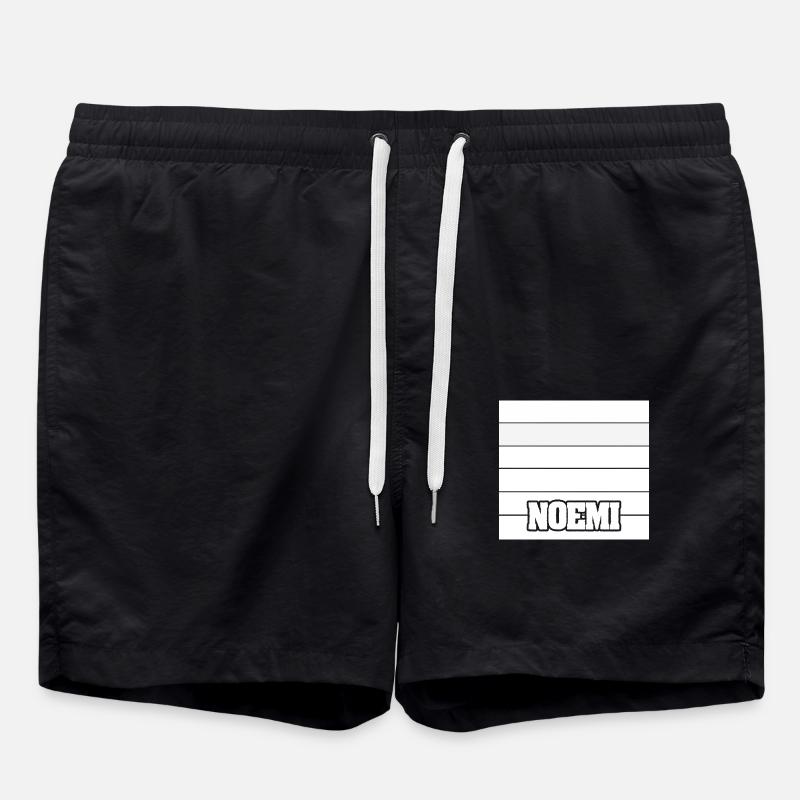 Frauenname Noemi - Badeshorts - Schwarz