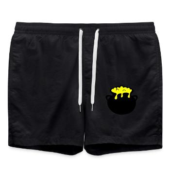 kessel - Badeshorts - Schwarz - Vorne - AI Model Male 185 light (185cm)