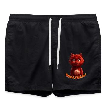 Monster 10 - Badeshorts - Schwarz - Vorne - AI Model Male 185 light (185cm)