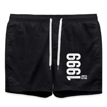 Limited Edition 1999 ist - Badeshorts - Schwarz - Vorne - AI Model Male 185 light (185cm)