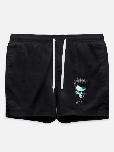 Green Freak - Badeshorts - Schwarz
