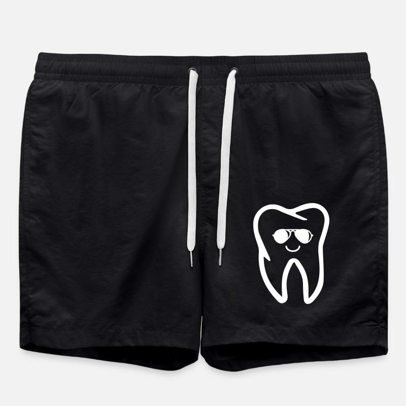Zahn Sonnenbrille - Badeshorts - Schwarz