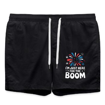 Pyrotechnie Feux d’artifice Pyrotechnie - Short de bain - noir - Devant - AI Model Male 185 light (185cm)