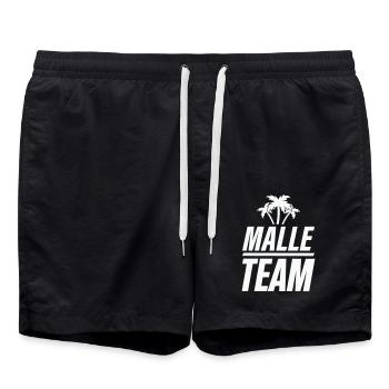 Malle Team - Swim Trunks - black - Front - AI Model Male 185 light (185cm)