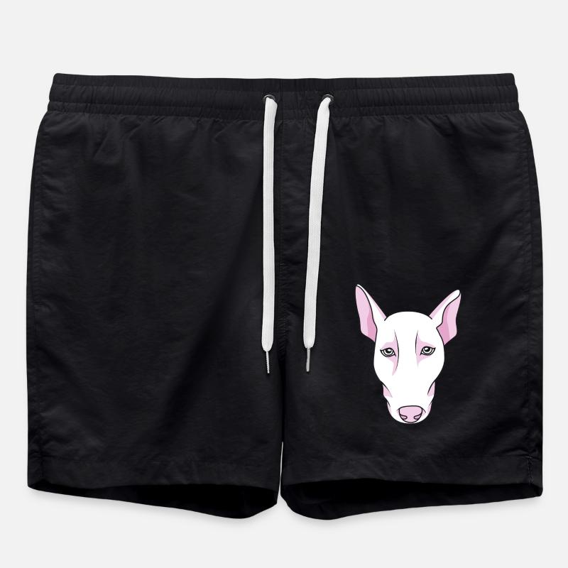 Bullterrier - Badeshorts - Schwarz