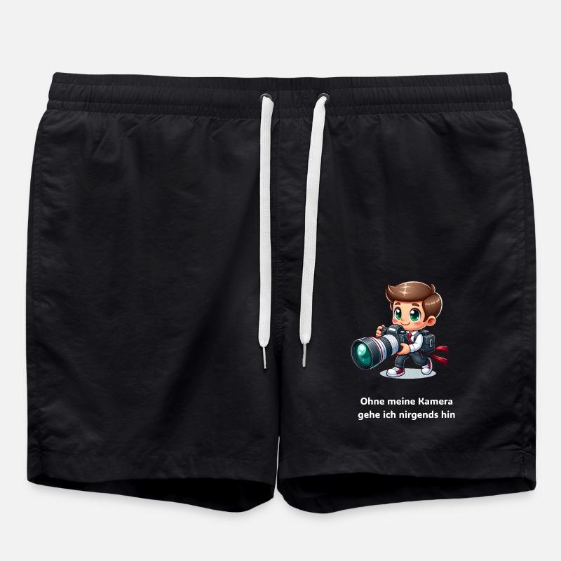 Hobby Photographer - Swim Trunks - black